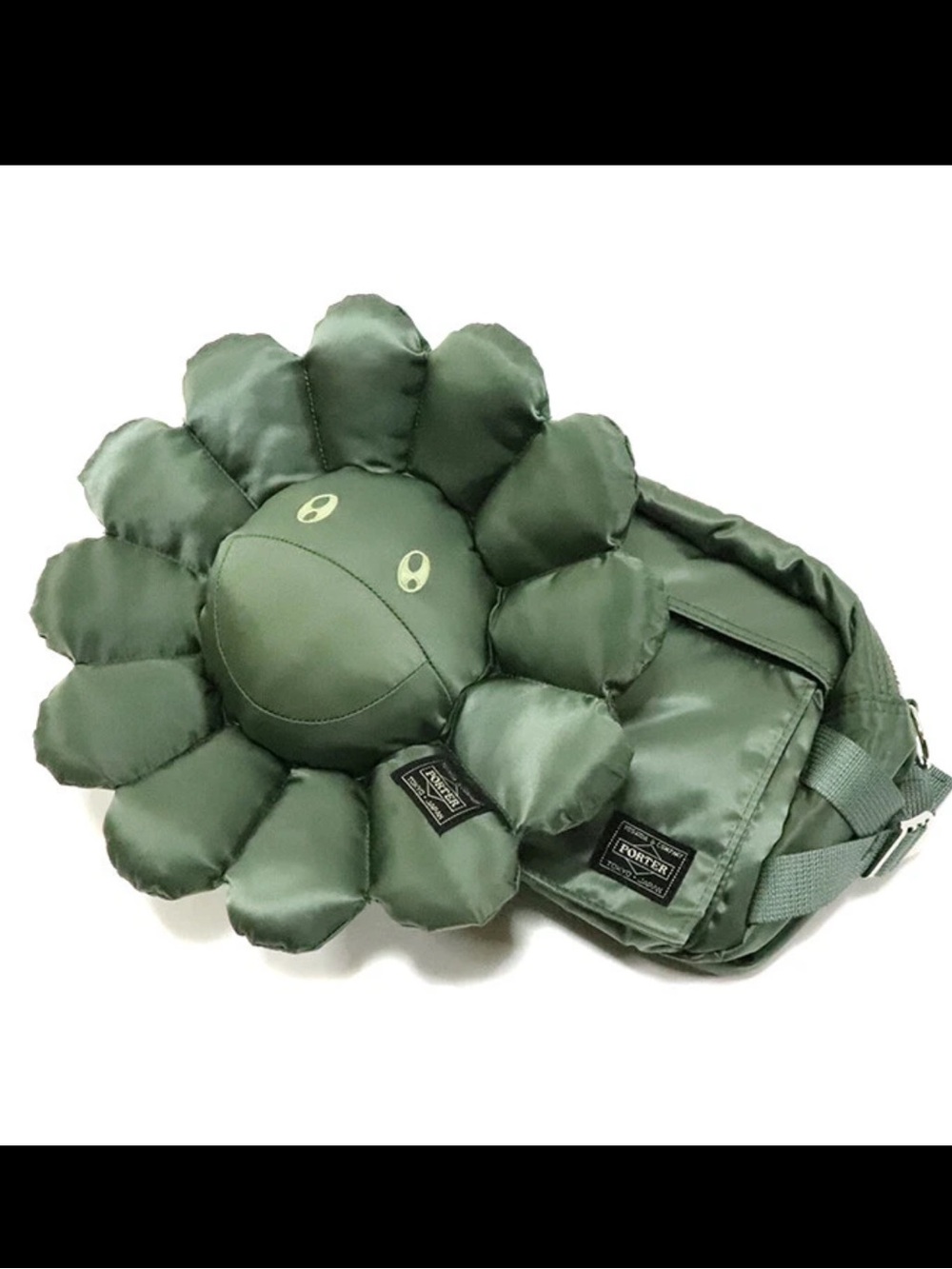 Murakami x Porter sage green bag